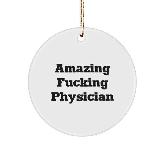 Physician Keepsake Christmas Ornament for Him Gift - Image 1