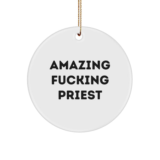 Priest Circle Ornament Favorite Surprise for Kids Christmas Gift - Image 1