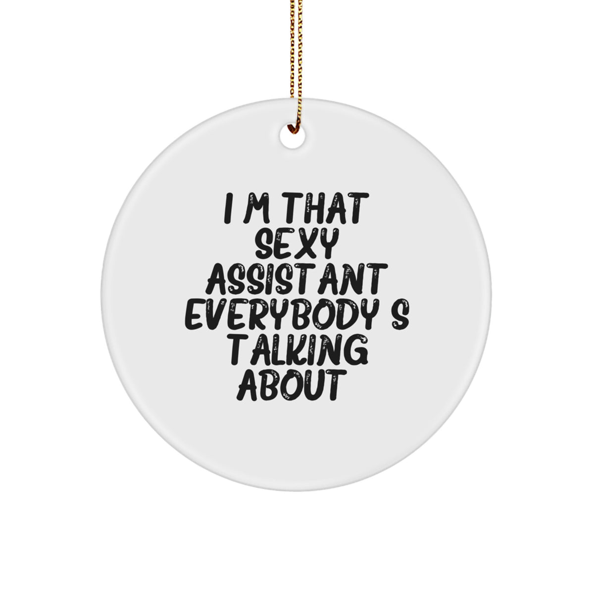 Christmas Gift Cheeky Assistant Christmas Ornament for Teens - Surprise - Image 1