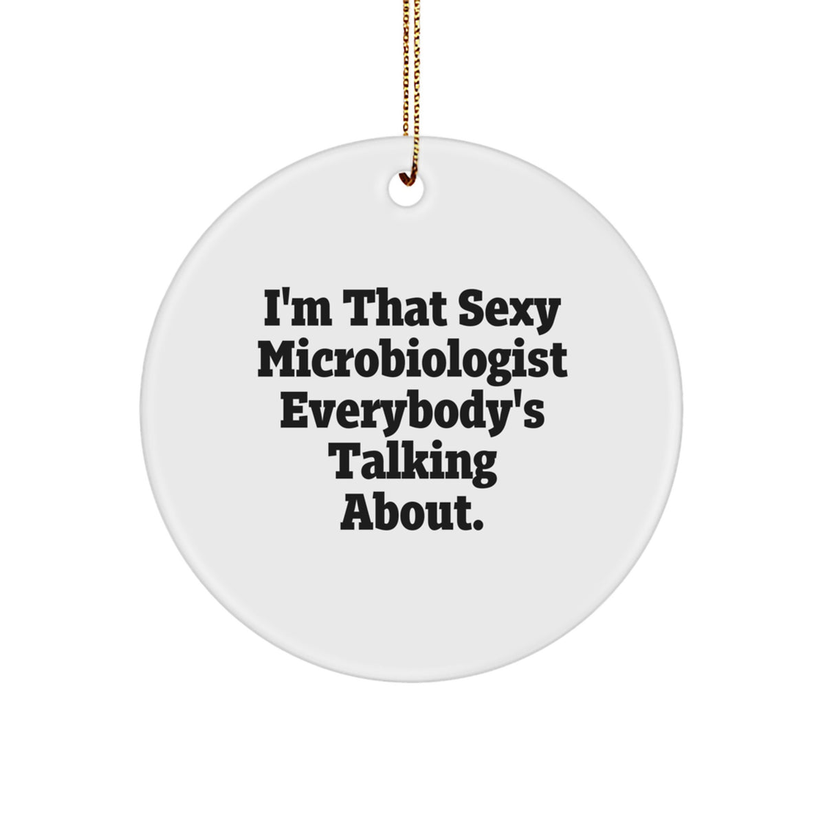 Microbiologist Treasure Ornament for Family Bright Christmas Gift - Image 1