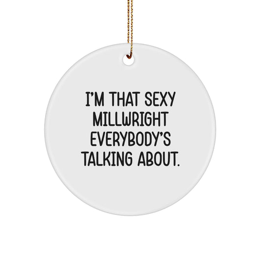 Favorite Millwright Christmas Ornament Gift Sexy Saying for Kids - Image 1