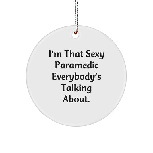 Christmas Ornament Gift for Coworkers - Sexy Paramedic Idea - Image 1