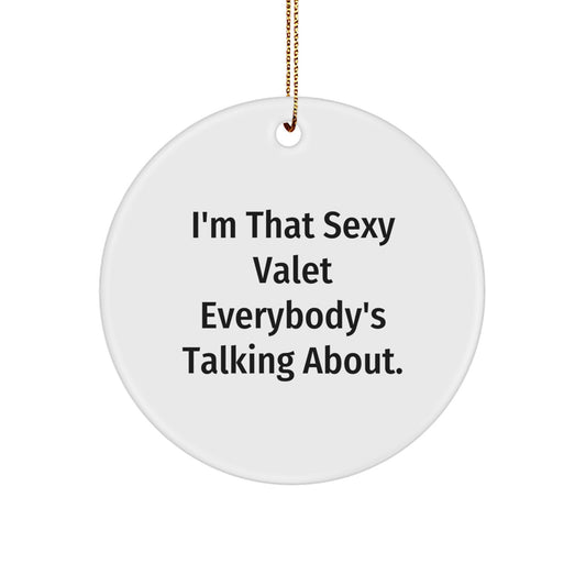 Valet Keepsake Christmas Ornament for Him Gift - Image 1
