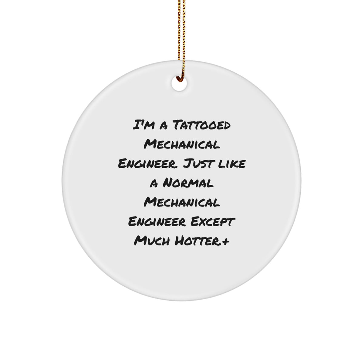 Mechanical Engineer Christmas Ornament Treasure for Family Gift - Image 1