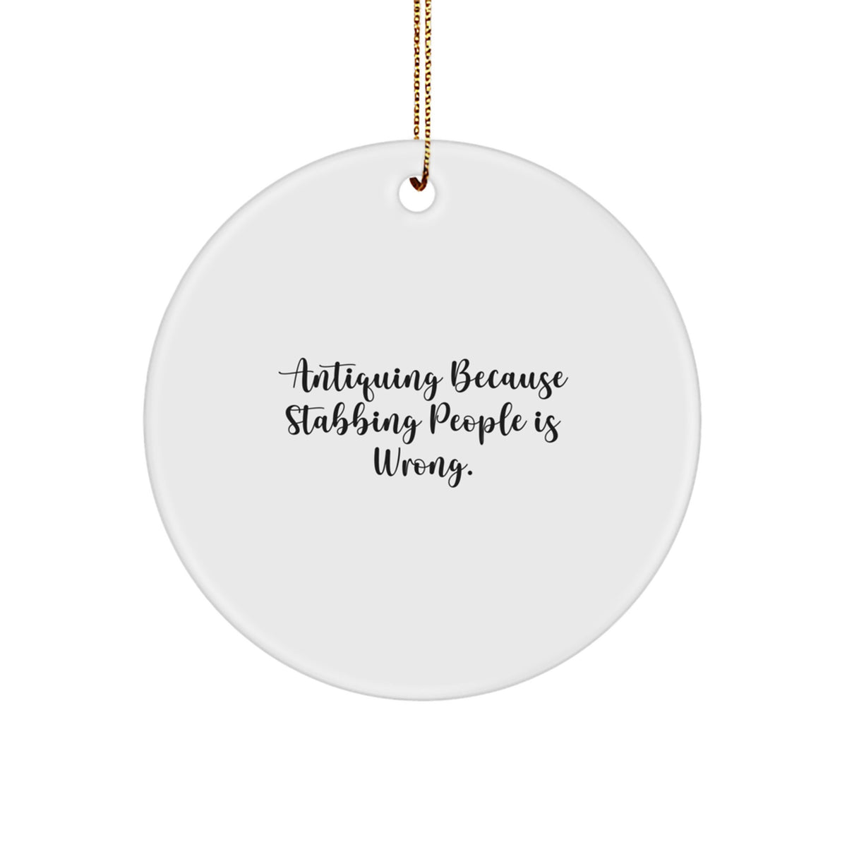Christmas Gift Antiquing Keepsake Ornament for Her - A Lighthearted - Image 1