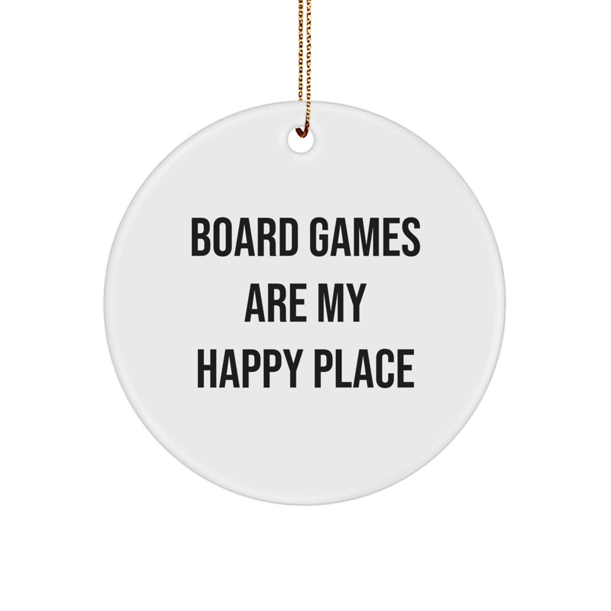 Funny Board Games Circle Ornament Gifts for Board Game Enthusiasts from Friends and Family, Circle Ornament, Christmas Unique Gifts - Image 1