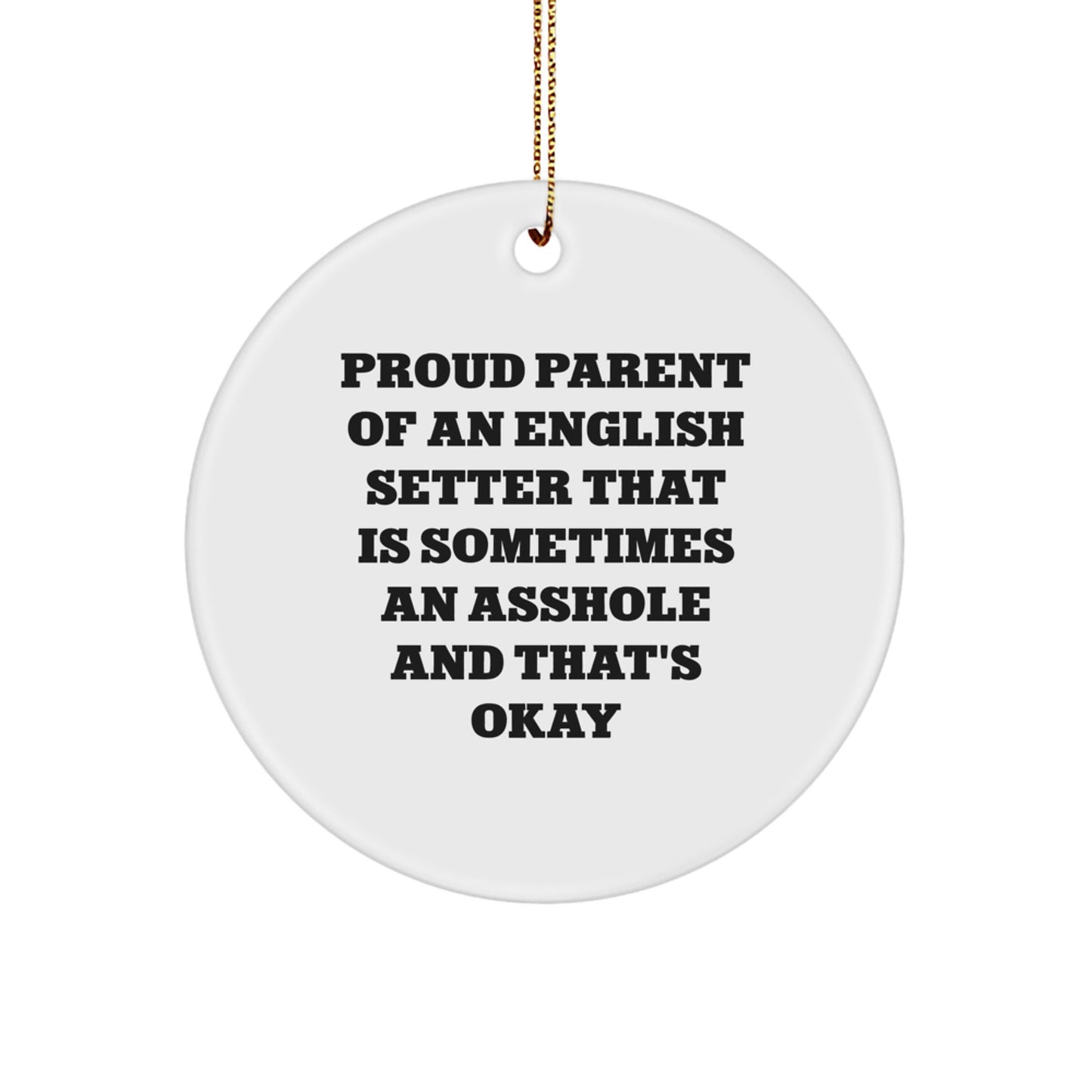 Funny English Setter Dog Gifts for Men Friends Family from Proud Parent Lover - Image 1