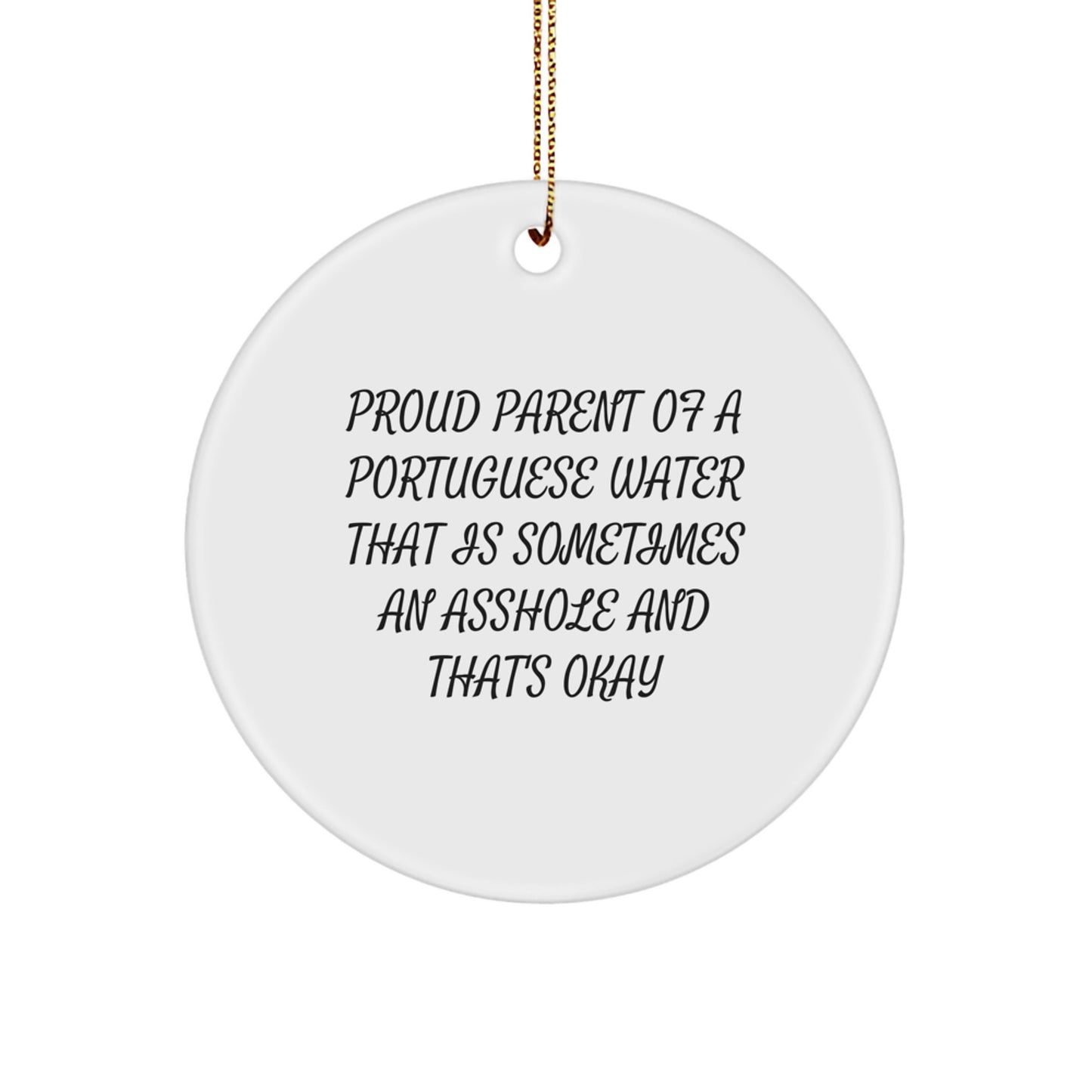 Funny Portuguese Water Dog Christmas Unique Gifts for Friends, Family, and Proud Parents - Image 1