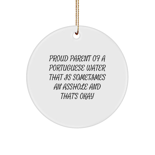 Funny Portuguese Water Dog Christmas Unique Gifts for Friends, Family, and Proud Parents - Image 1