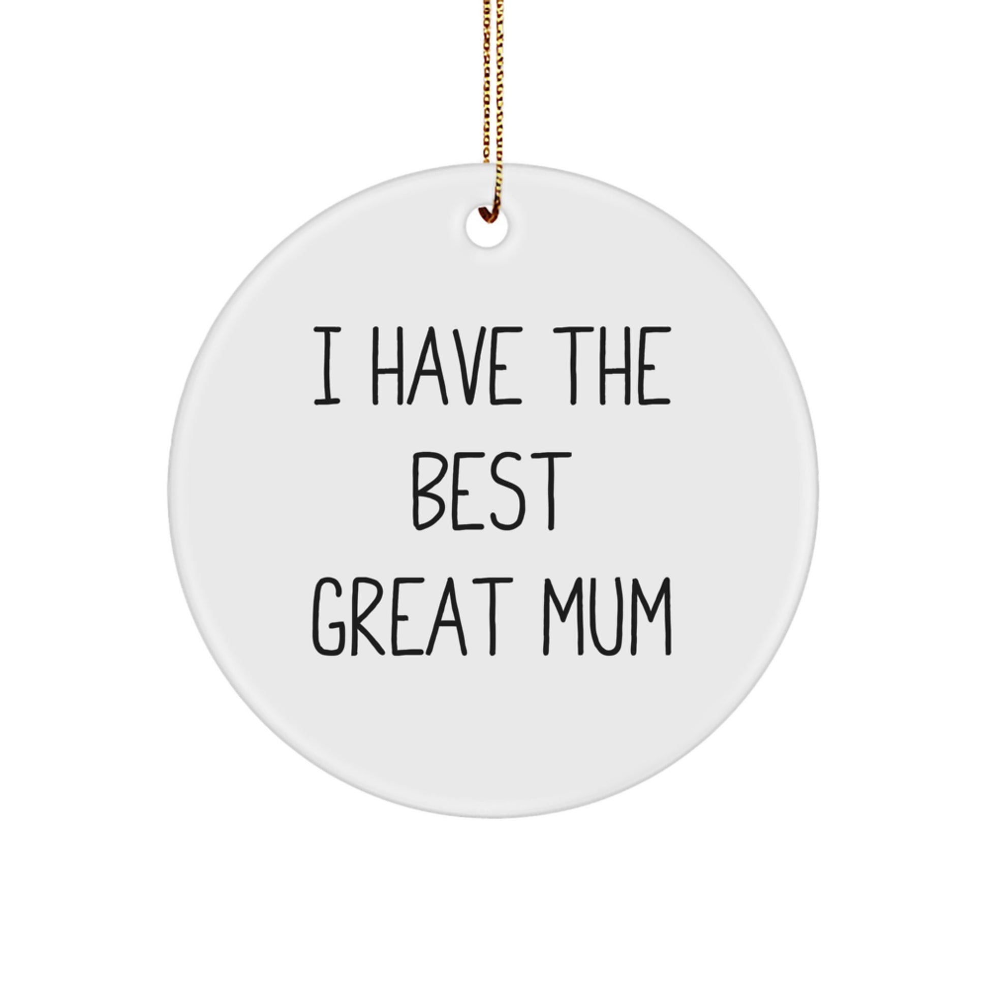 Funny Mum Circle Ornament Gift from Friends for Christmas - Image 1