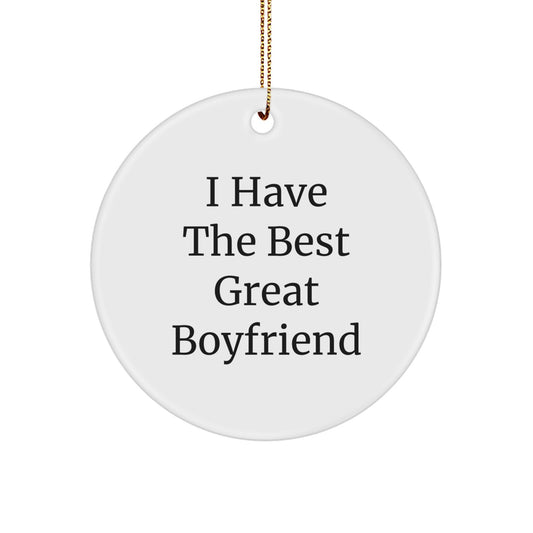 Funny Quote Sweetheart Circle Ornament Gifts from Men for Sweetheart Christmas Unique Gifts - Image 1