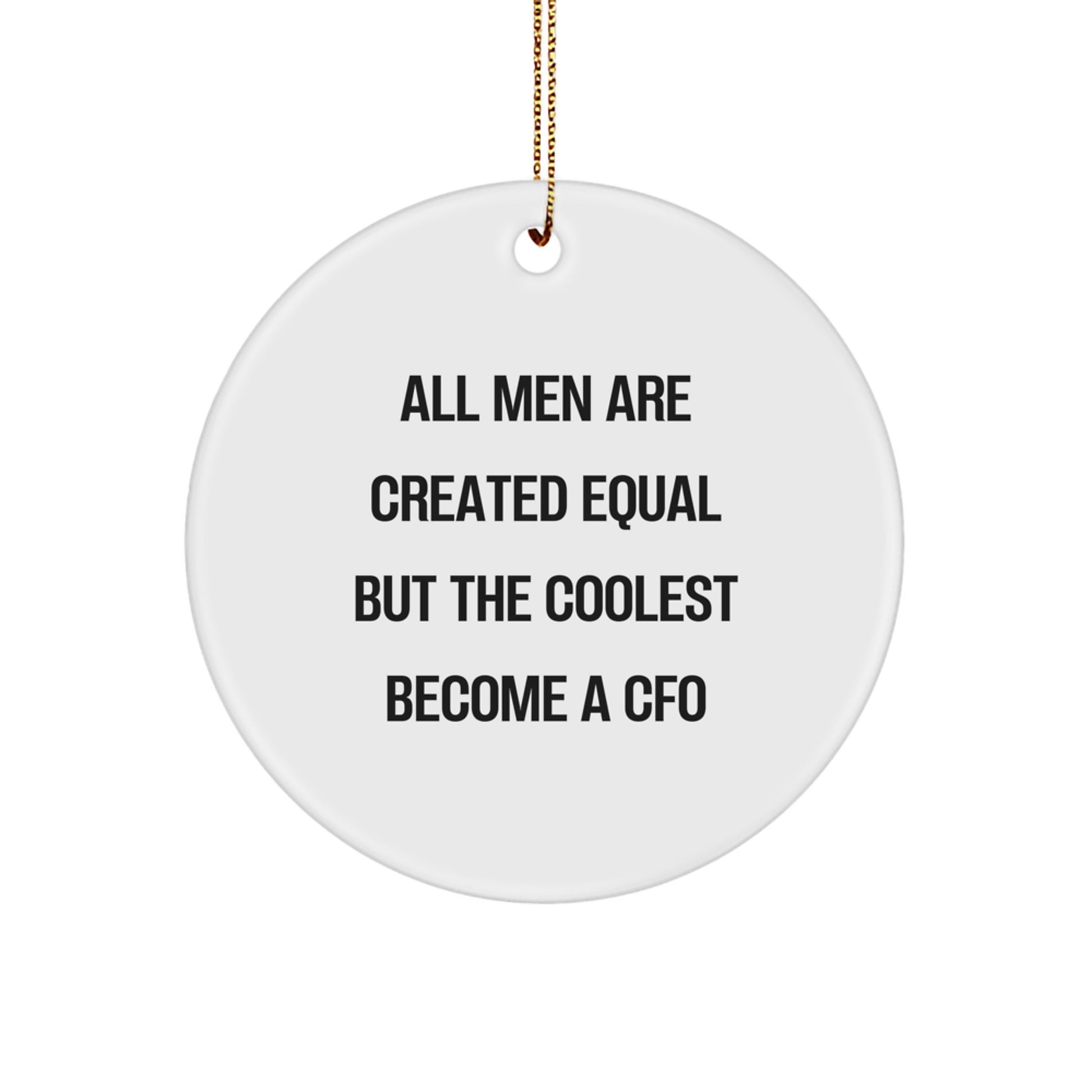 Cfo Keepsake Christmas Ornament for Him Gift - Holiday Tree Decoration - Image 1