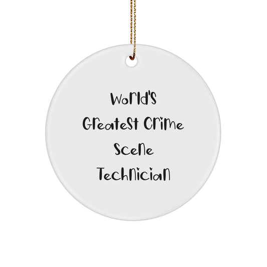Funny World's Greatest Crime Scene Technician Gifts for Men Funny Crime Scene Gifts for Christmas Unique - Image 1
