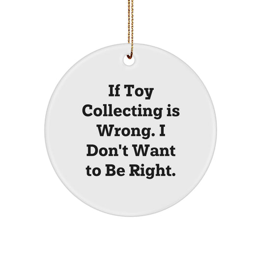 Funny Toy Collecting Circle Ornament Gifts for Men Friends from Loved Ones - Image 1