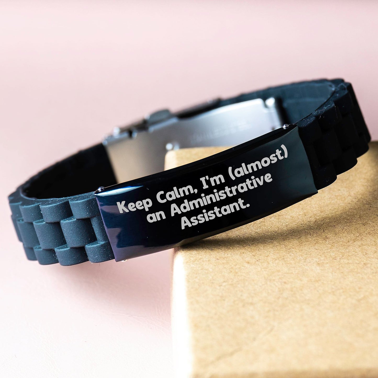 Administrative Assistant Glidelock Bracelet for Him Birthday Gift - Image 3