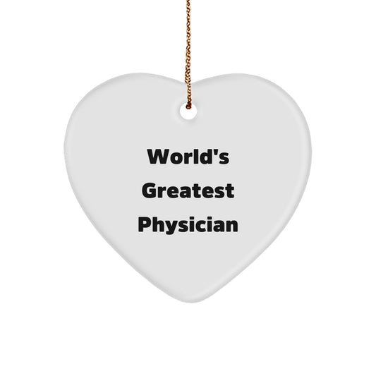 Funny World's Greatest Physician Gifts for Physician Men Unique Christmas Memorable Presents - Image 1