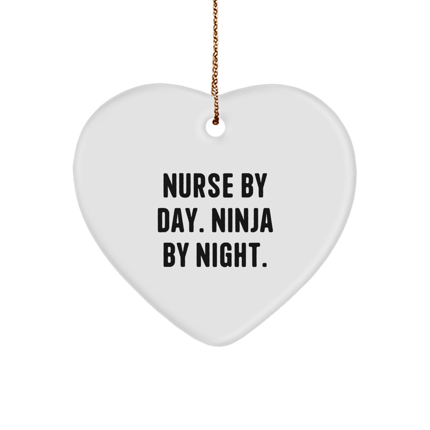Nurse Christmas Ornament Idea for Coworkers Gift - Image 1