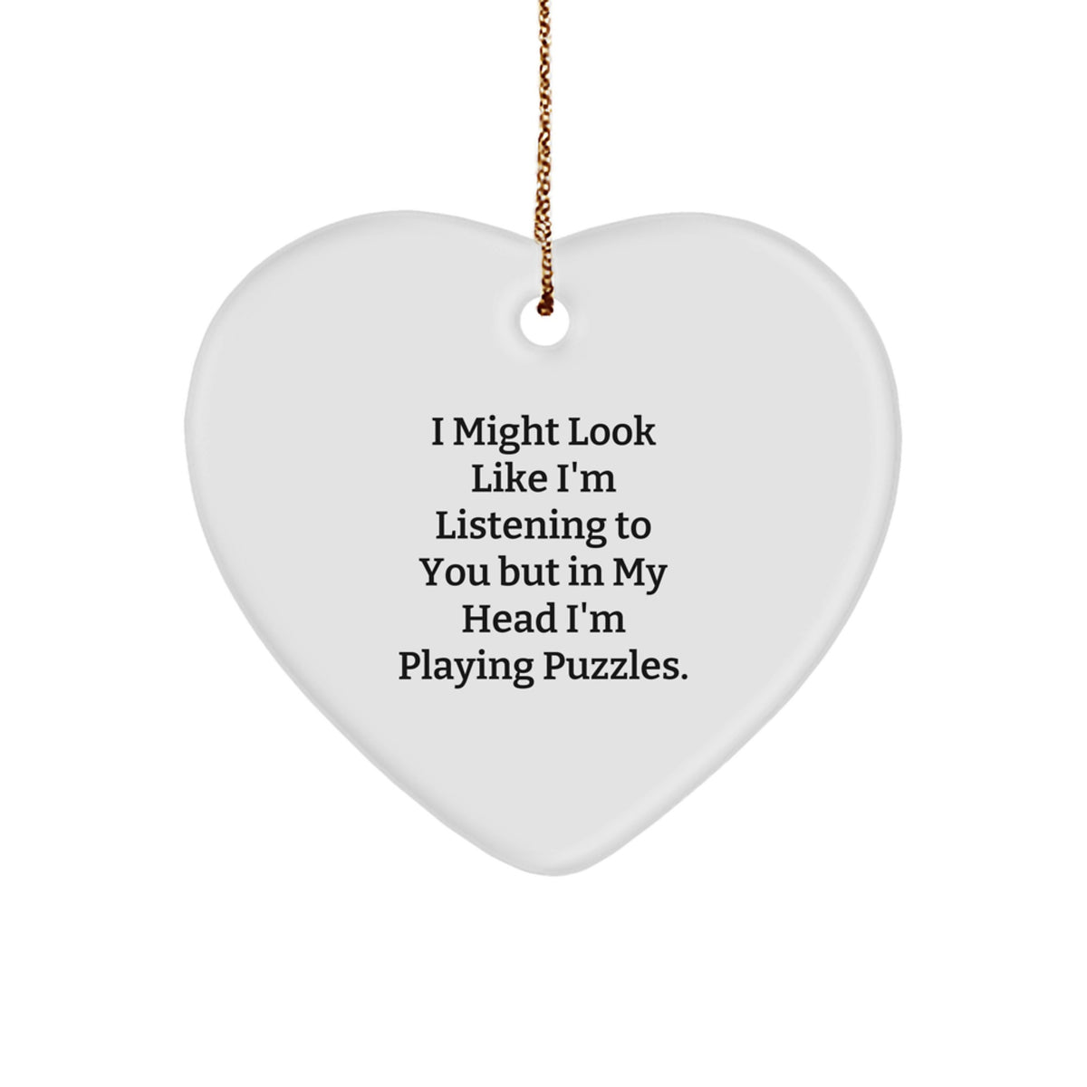 Funny Puzzles Gifts from Men for Women Christmas Unique Ornaments - Image 1