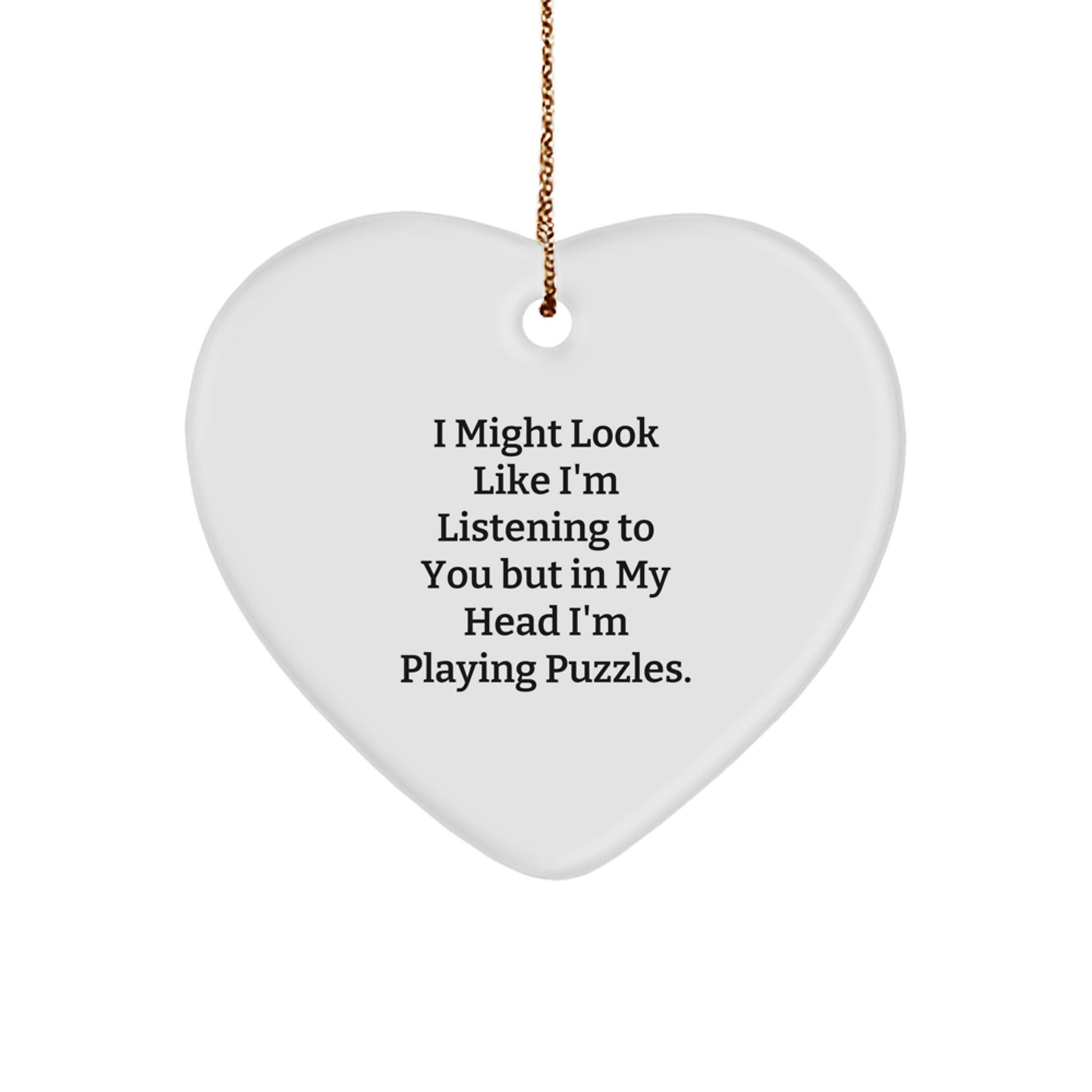 Funny Puzzles Gifts from Men for Women Christmas Unique Ornaments - Image 1