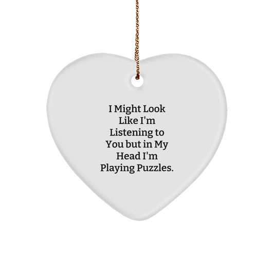 Funny Puzzles Gifts from Men for Women Christmas Unique Ornaments - Image 1