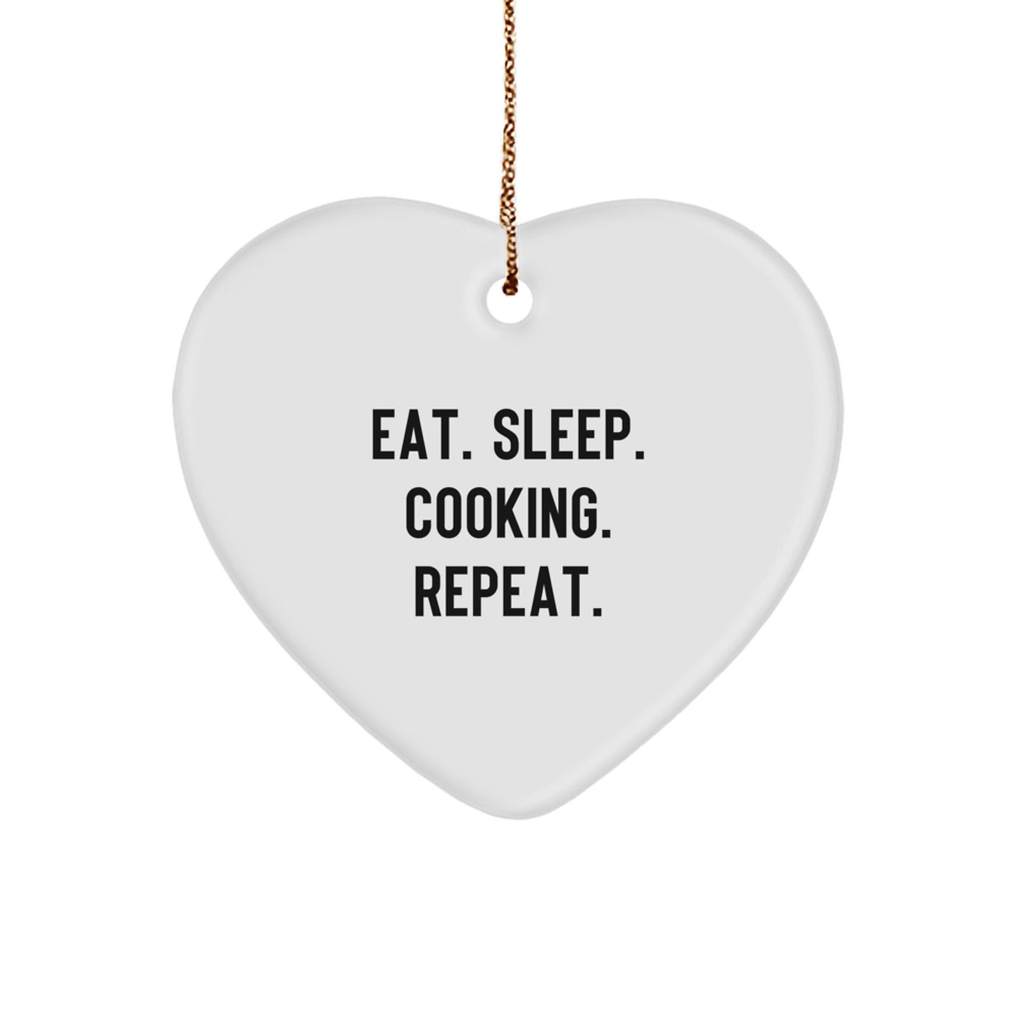 Funny Cooking Heart Ornament Gifts from Friends for Family Christmas Unique - Image 1