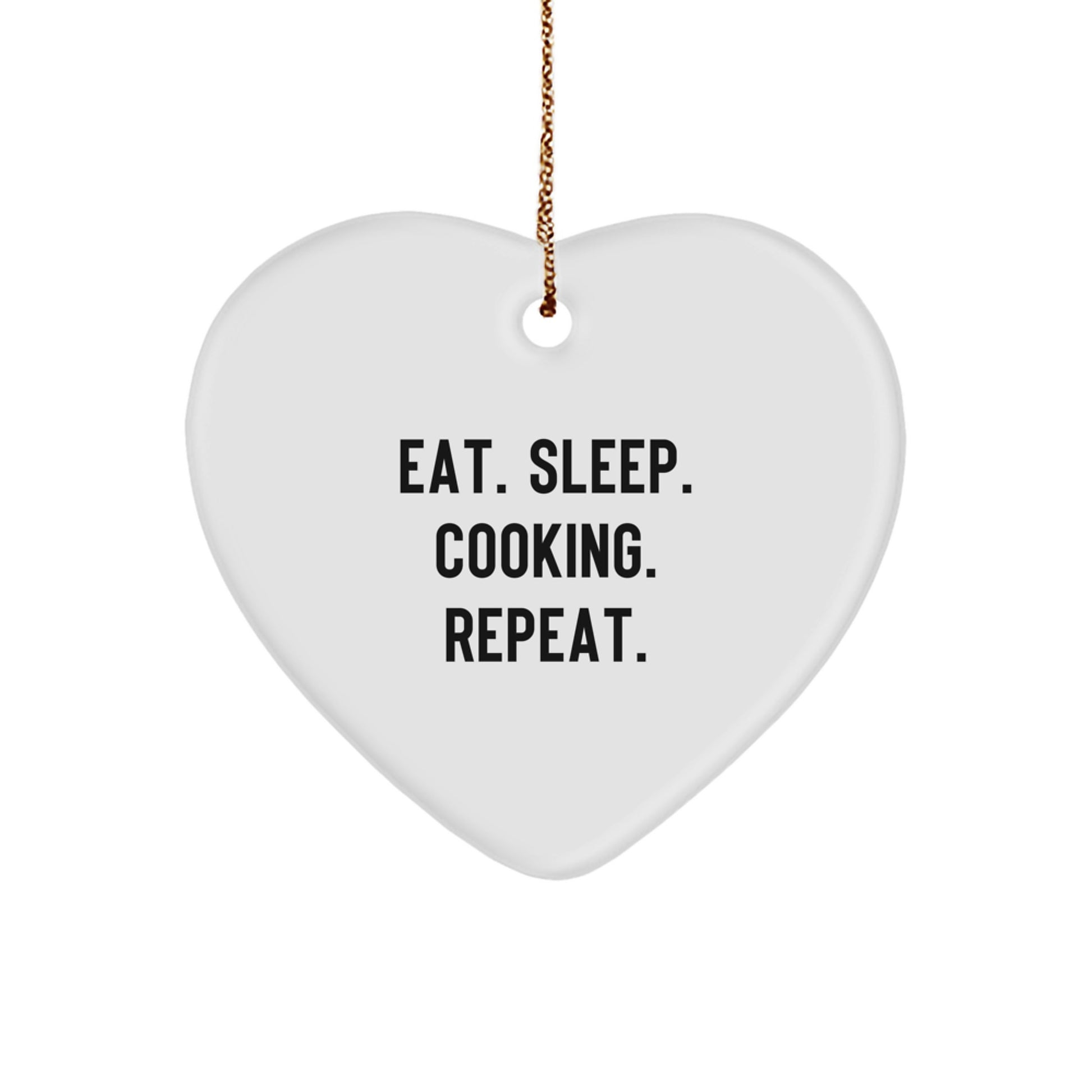 Funny Cooking Heart Ornament Gifts from Friends for Family Christmas Unique - Image 1