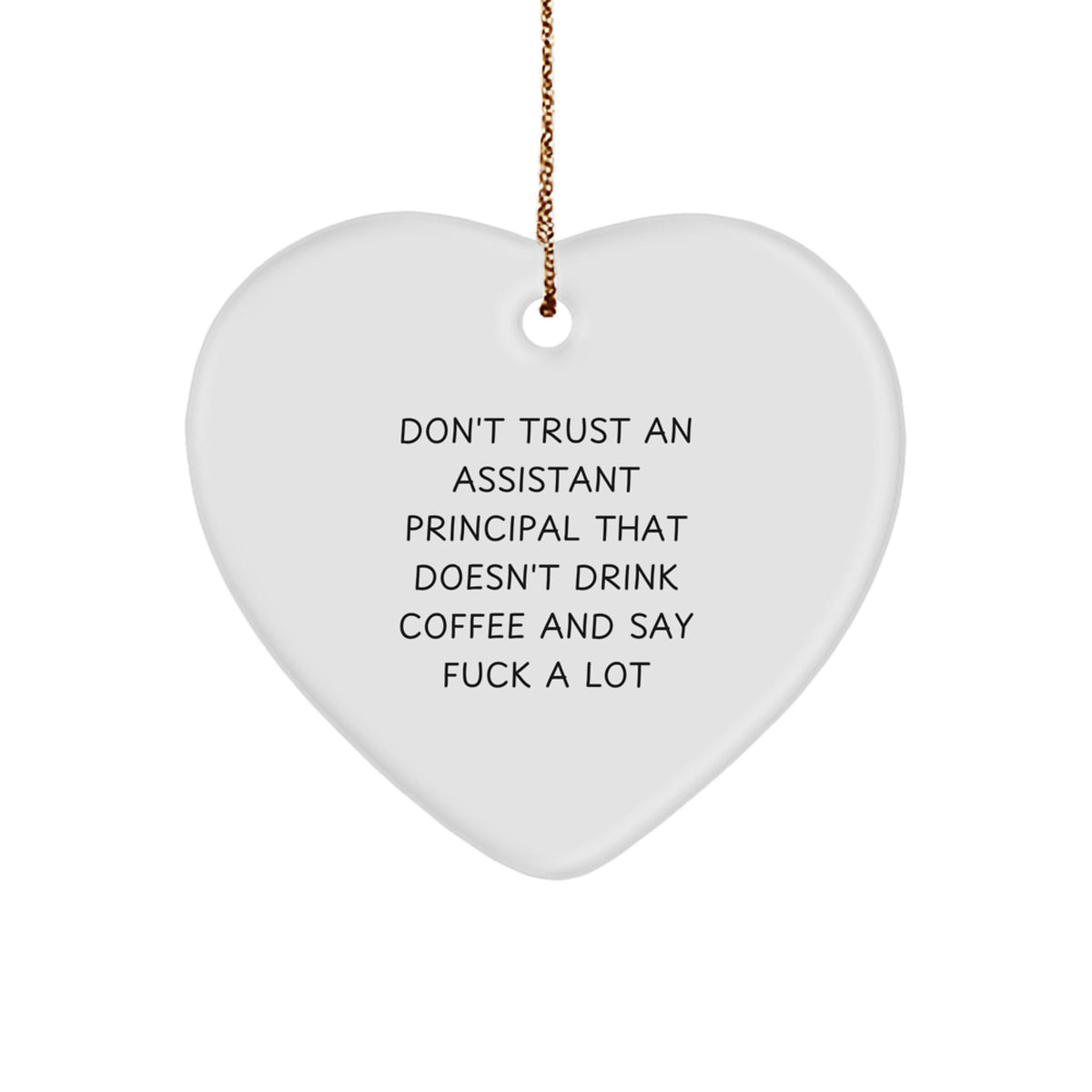 Assistant Principal Keepsake Christmas Ornament for Him Gift - Image 1