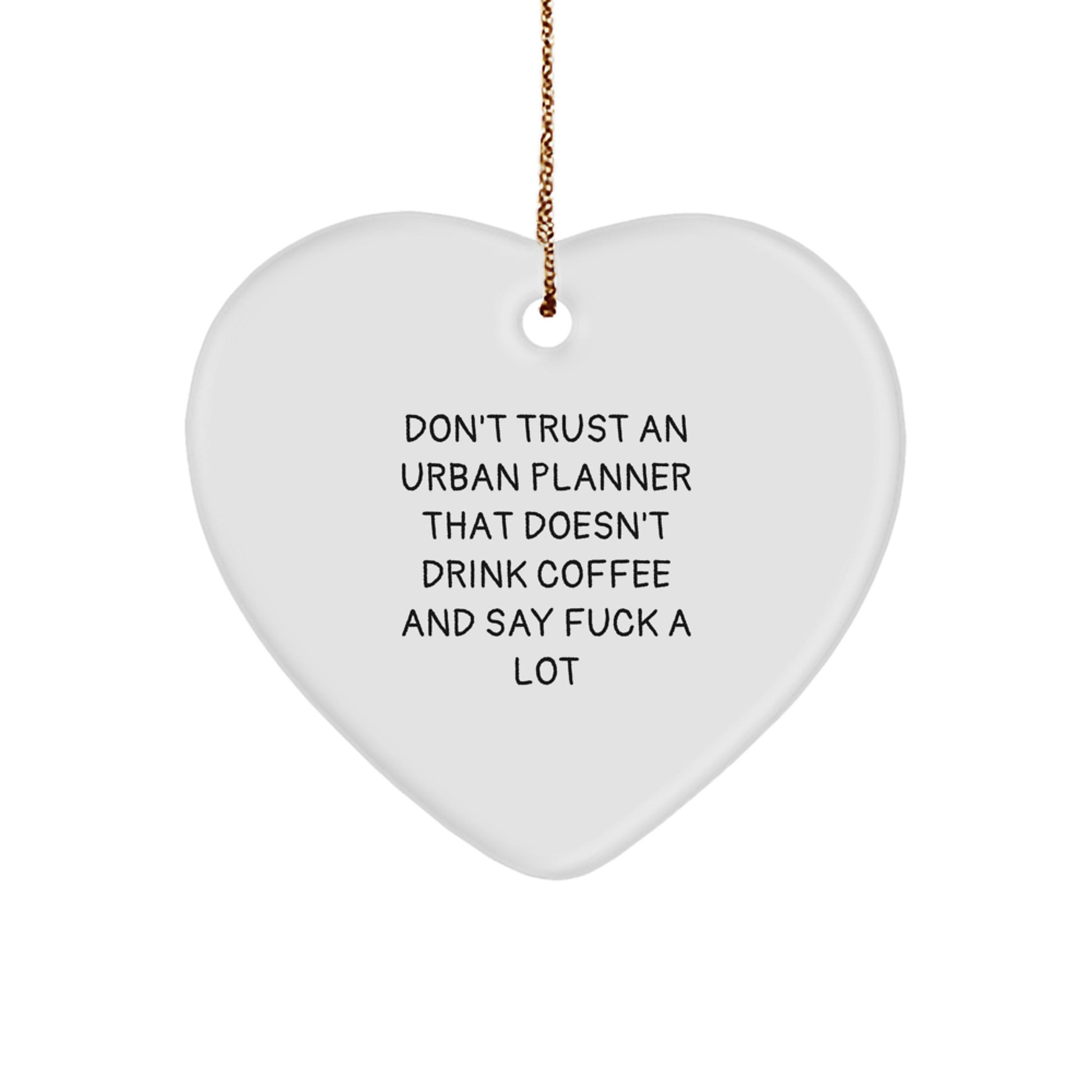Urban Planner Keepsake Christmas Ornament for Him Gift - Image 1