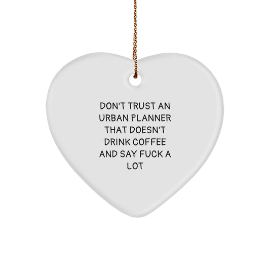 Urban Planner Keepsake Christmas Ornament for Him Gift - Image 1