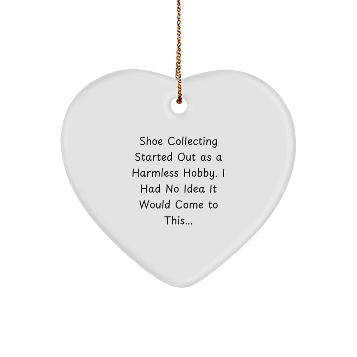 Favorite Christmas Ornament Gift for Kids - Shoe Collecting Started Out - Image 1