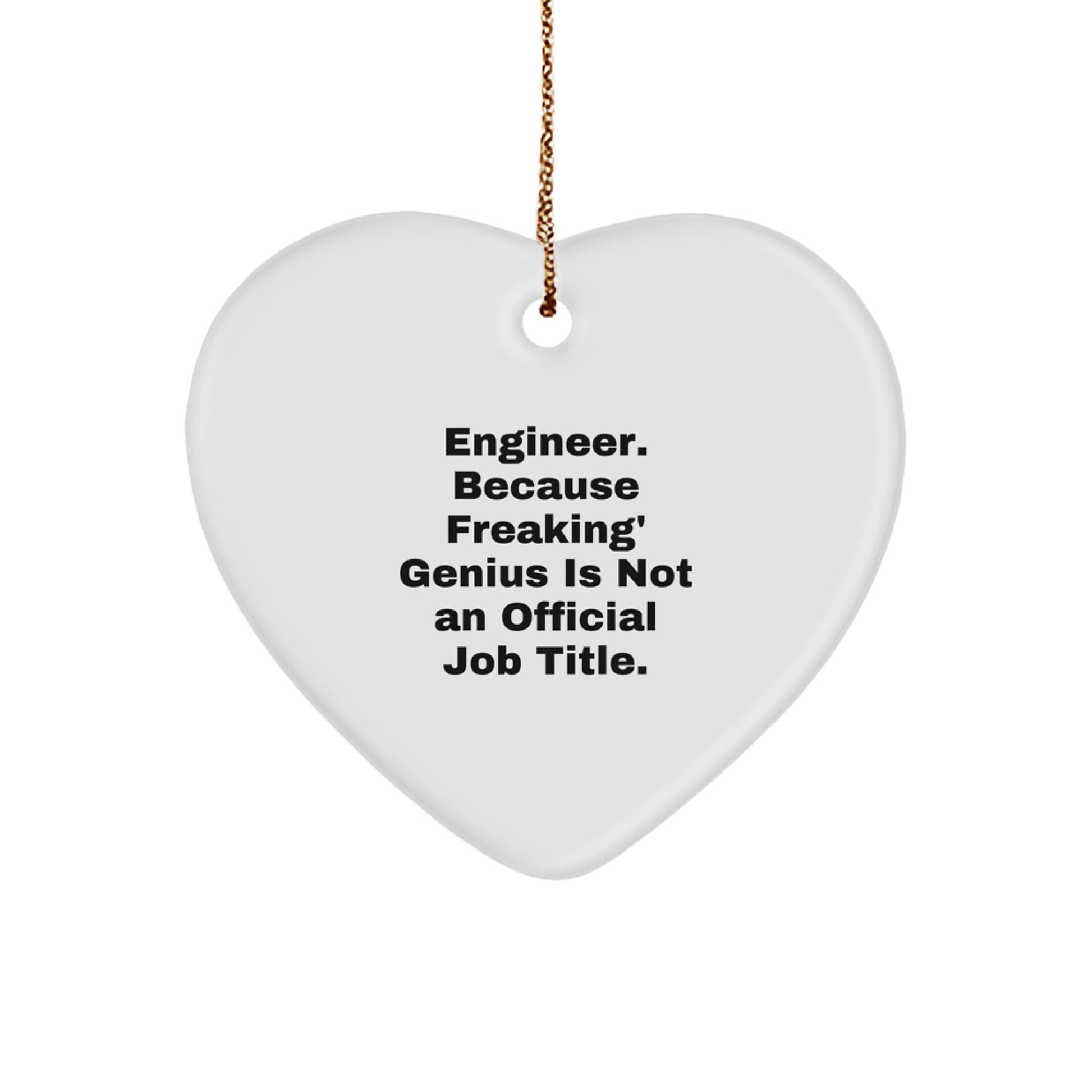 Funny Engineer Gifts from Men to Engineer Friends for Christmas Unique Ornaments - Image 1
