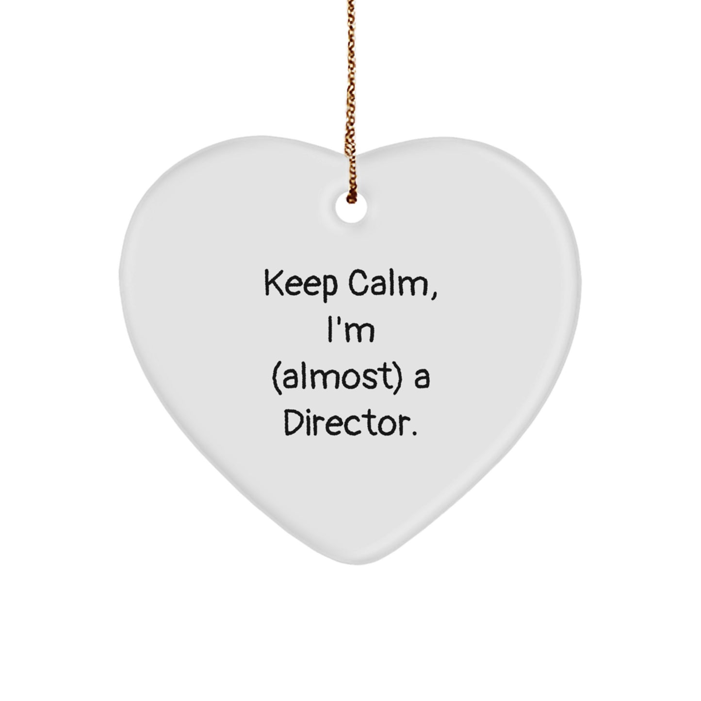 Christmas Gift for Roommates Director Collectible Heart Ornament - Image 1