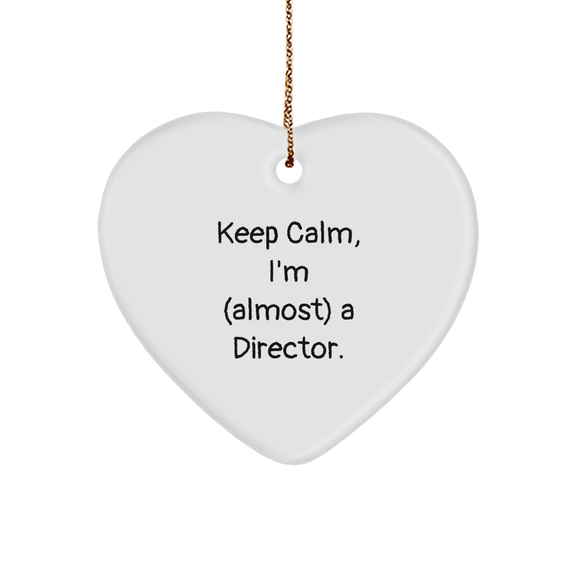 Christmas Gift for Roommates Director Collectible Heart Ornament - Image 1