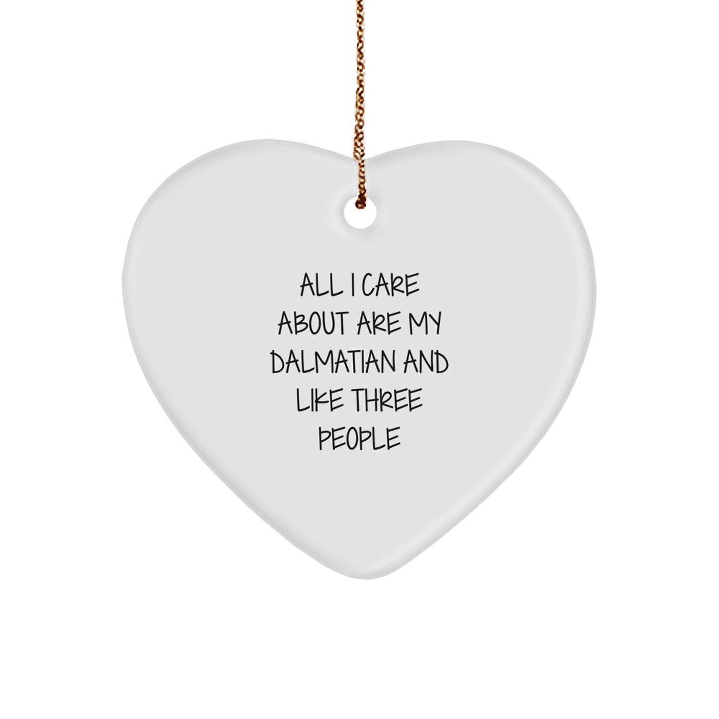 Dalmatian Dog Heart Ornament Gifts from Friends, Unique Christmas Unique Gifts for Family - Image 1