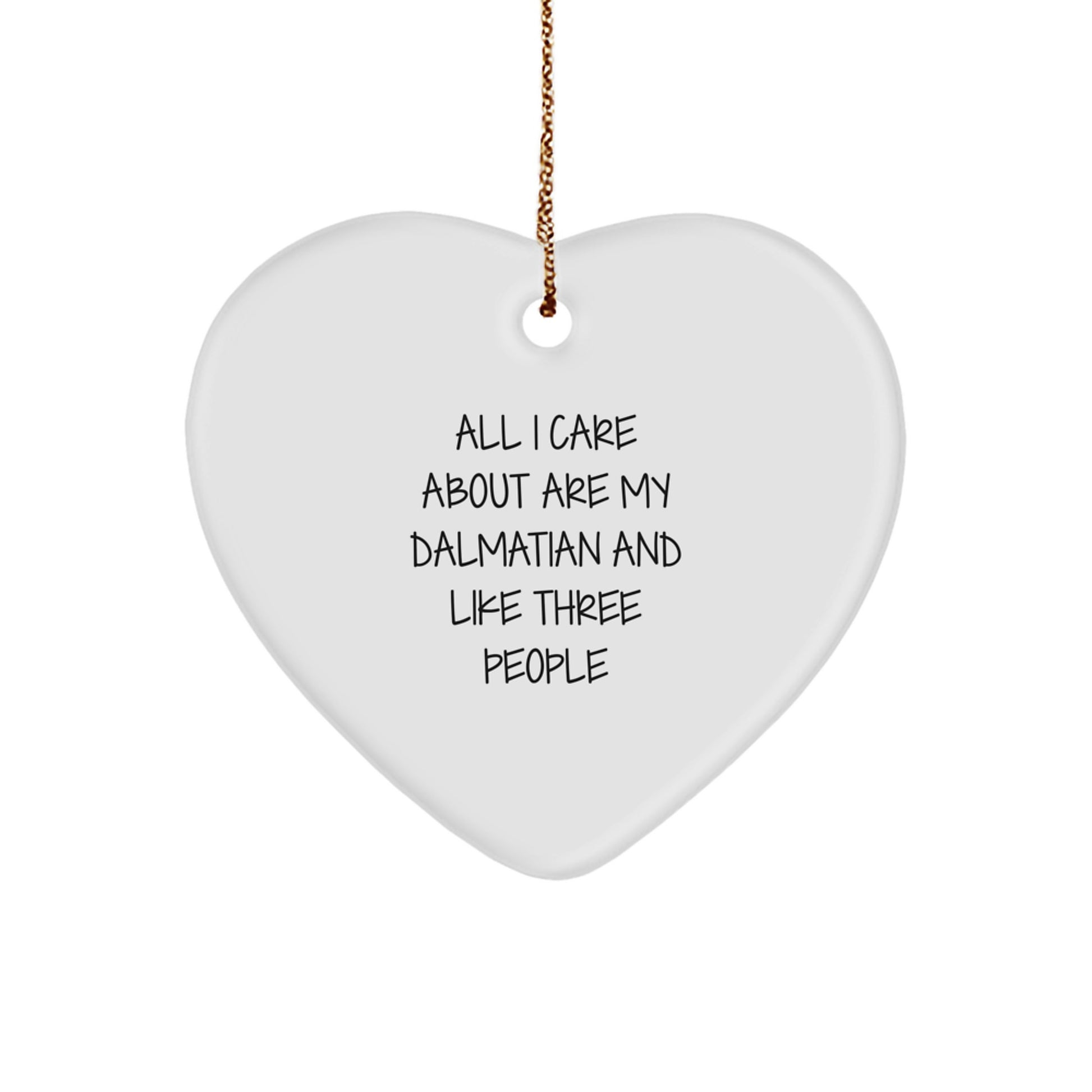Dalmatian Dog Heart Ornament Gifts from Friends, Unique Christmas Unique Gifts for Family - Image 1
