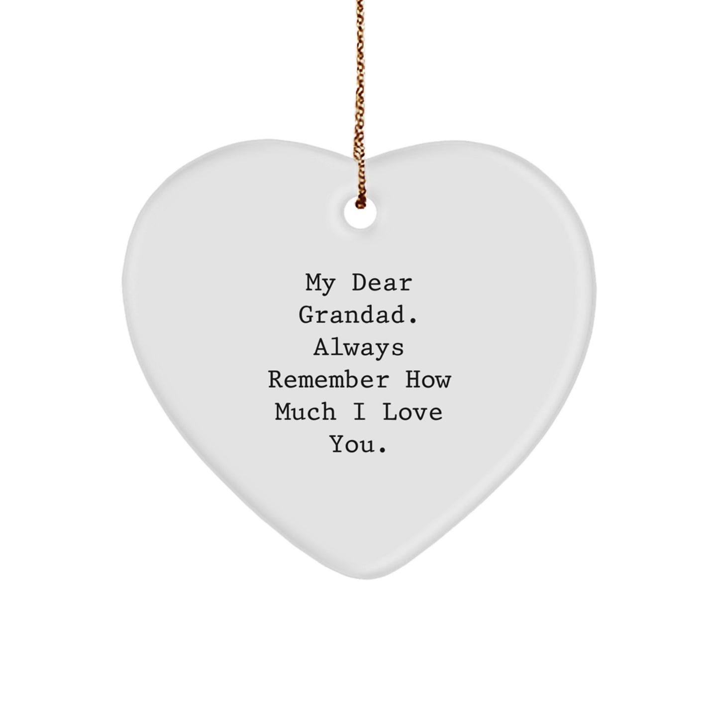 Heartfelt Grandad Gifts, Funny Love Quotes, Christmas Unique Gifts from Family - Image 1