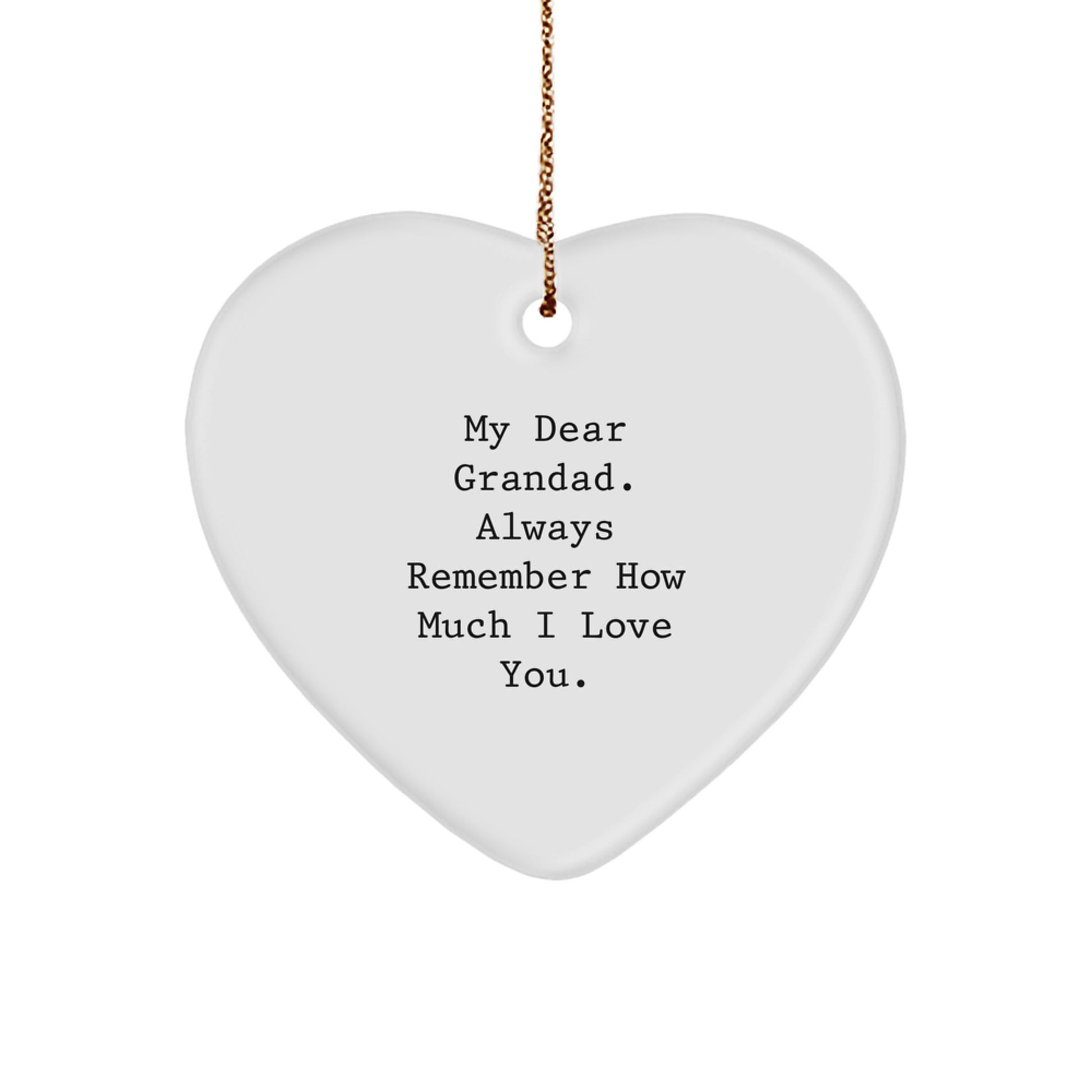 Heartfelt Grandad Gifts, Funny Love Quotes, Christmas Unique Gifts from Family - Image 1