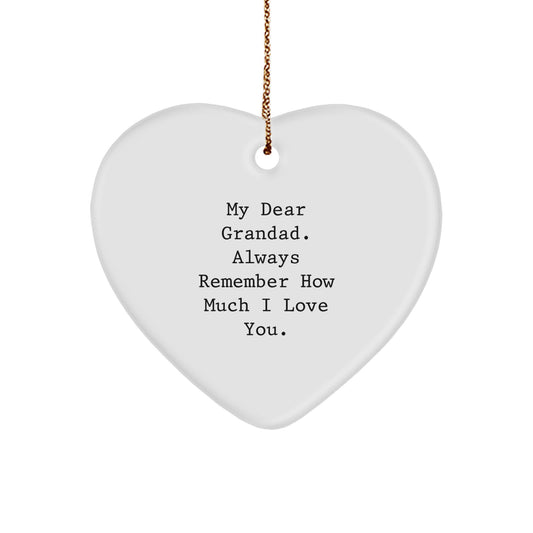 Heartfelt Grandad Gifts, Funny Love Quotes, Christmas Unique Gifts from Family - Image 1
