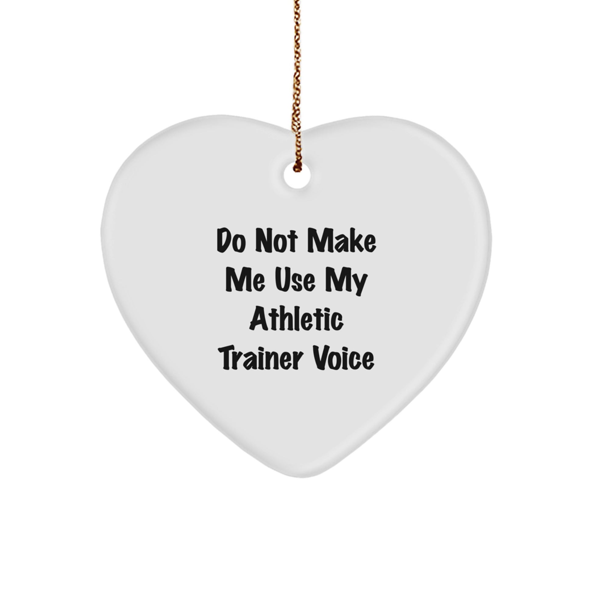 Athletic Trainer Keepsake Christmas Ornament for Him Gift - Image 1