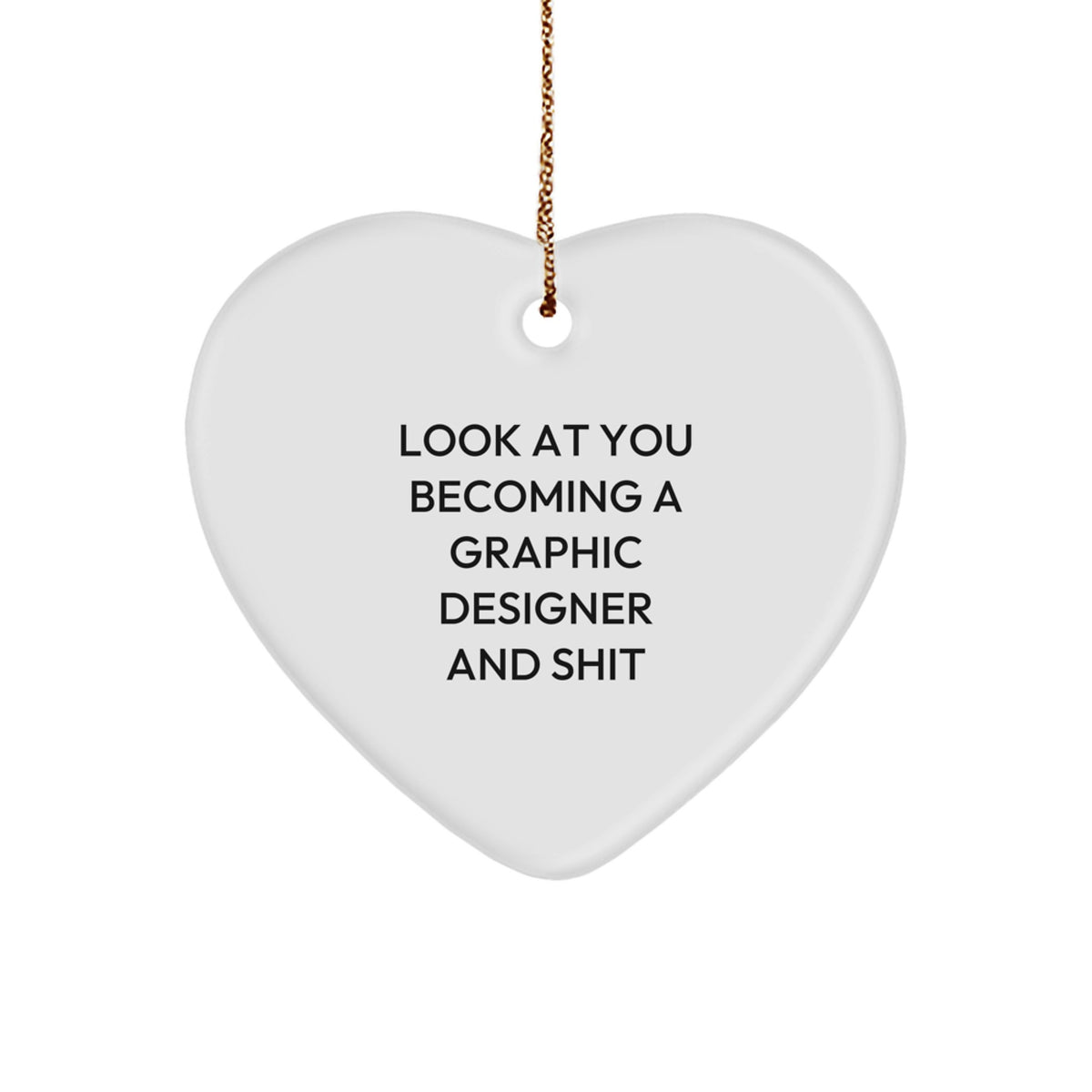 Graphic Designer Keepsake Christmas Ornament for Him Gift - Image 1