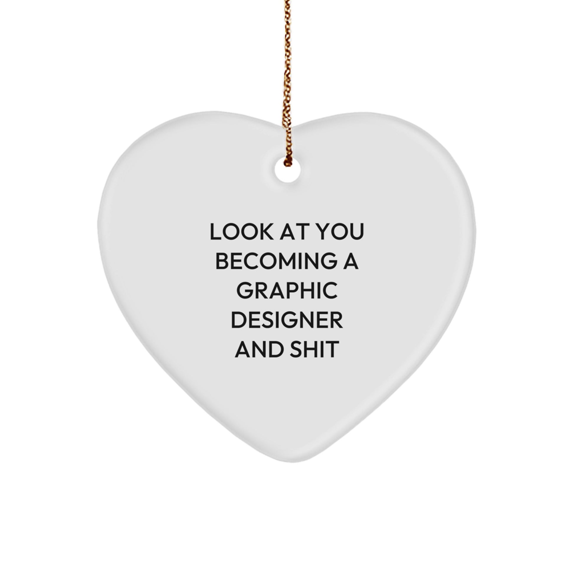 Graphic Designer Keepsake Christmas Ornament for Him Gift - Image 1
