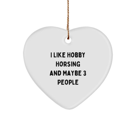 Heartfelt Hobby Horsing Gifts from Friends for Hobby Horsing Enthusiasts - Funny Quote Decorations, Unique Christmas Unique Gifts for Men, Women, and Family - Image 1