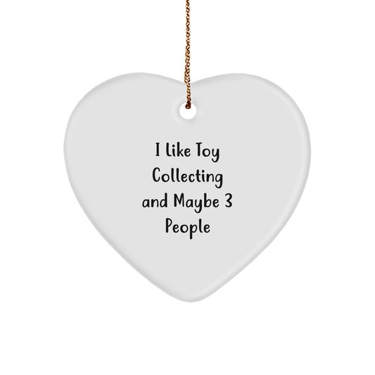 Funny Toy Collecting Heart Ornaments Gifts from Men to Friends for Christmas - Image 1