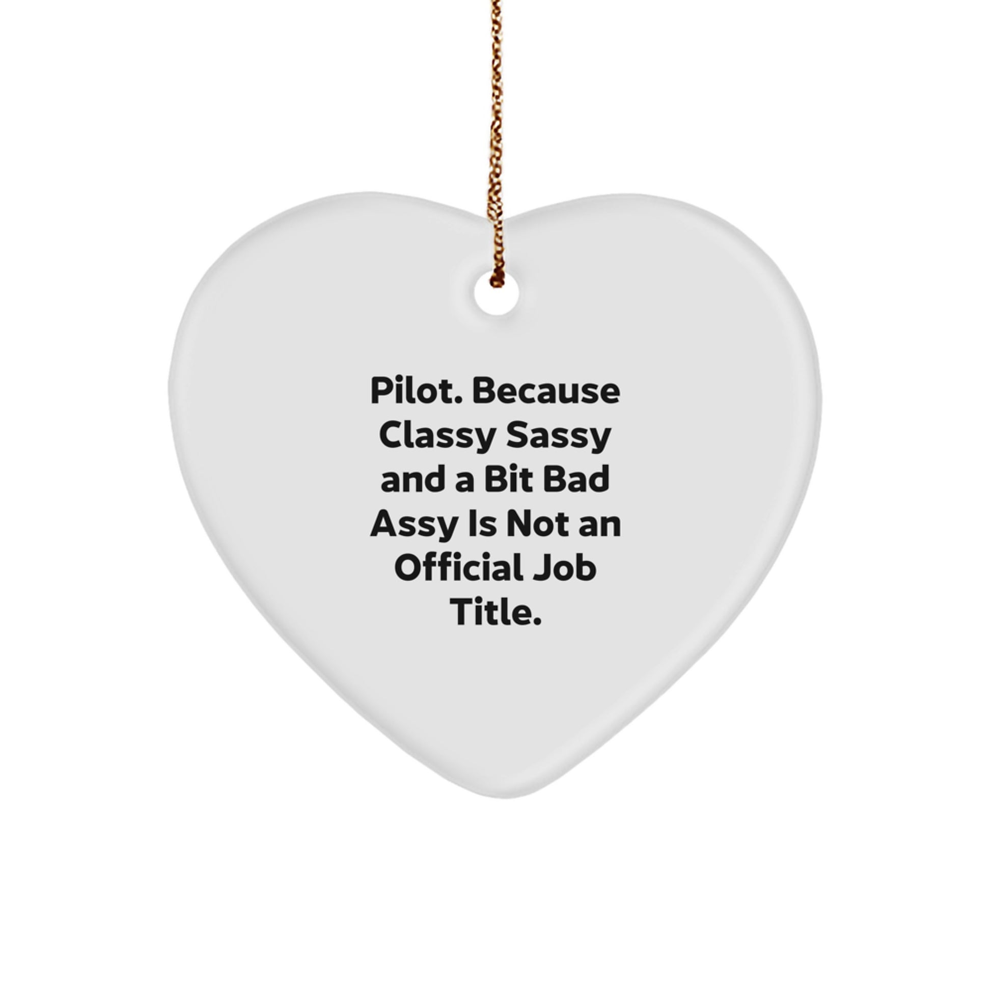 Pilot Keepsake Christmas Ornament for Him Gift - Image 1