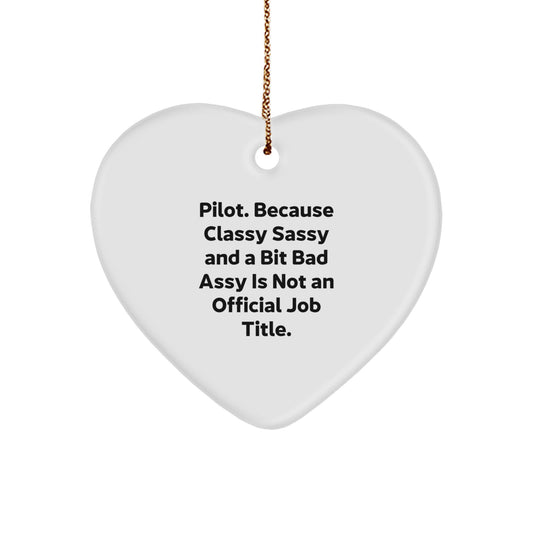 Pilot Keepsake Christmas Ornament for Him Gift - Image 1