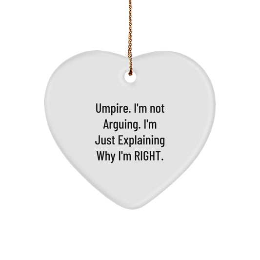 Umpire Keepsake Heartwood Classic Christmas Ornament for Him Gift - Image 1