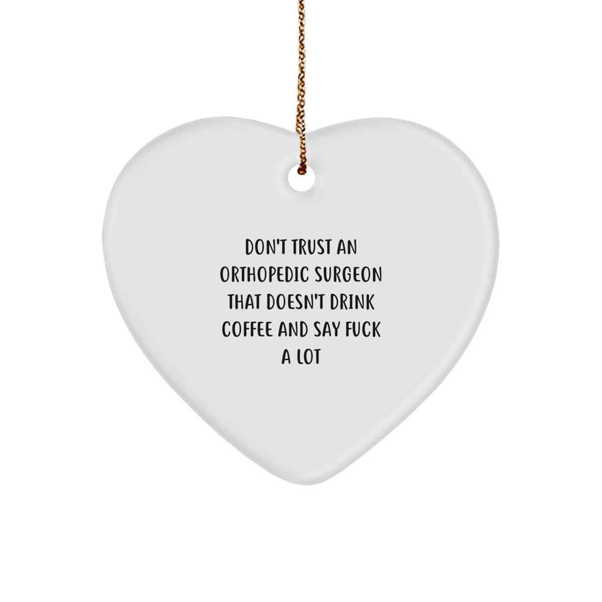 Orthopedic Surgeon Christmas Ornament Keepsake Gift for Him - Image 1