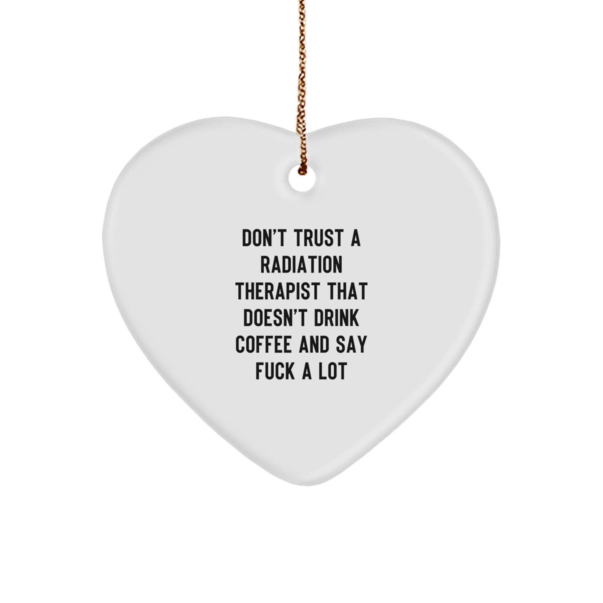 Radiation Therapist Christmas Ornament Coffee Favorite for Happy Kids Gift - Image 1