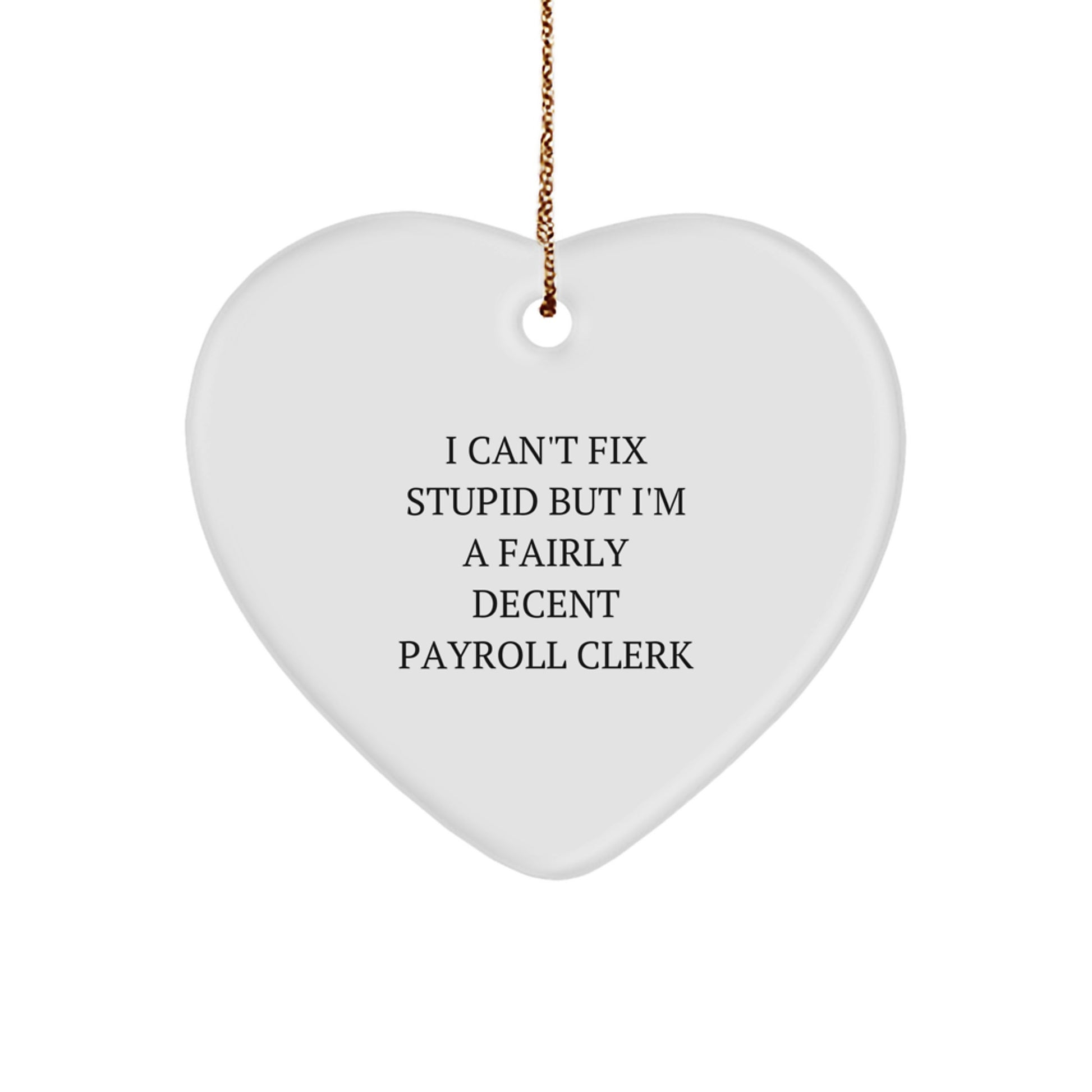 Funny Payroll Clerk Gifts from Men to Women for Christmas Unique Gifts for Friends Coworkers Family - Image 1