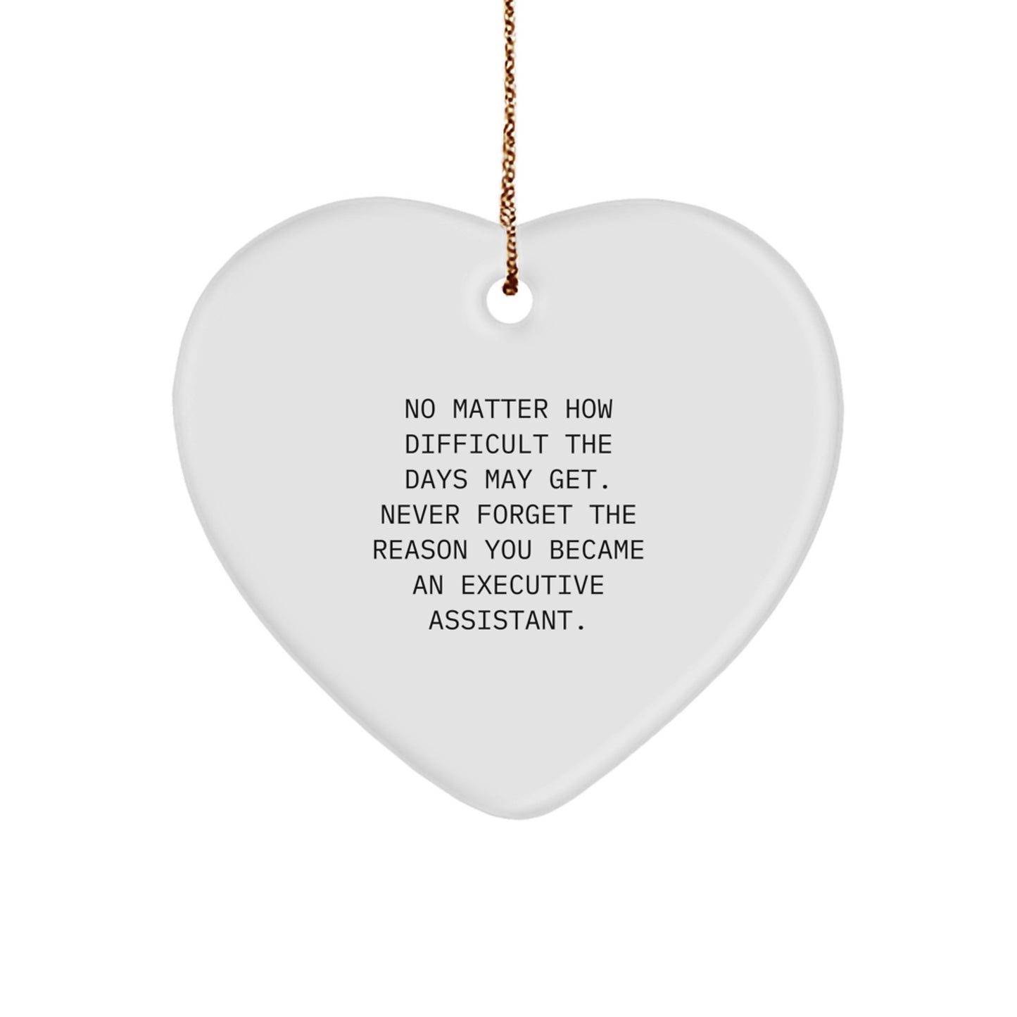 Executive Assistant Keepsake Christmas Ornament for Him Gift - Image 1